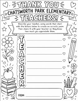 Staff/Teacher Appreciation Week